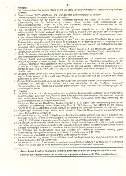 Genehmigung Sondernutzung S.2